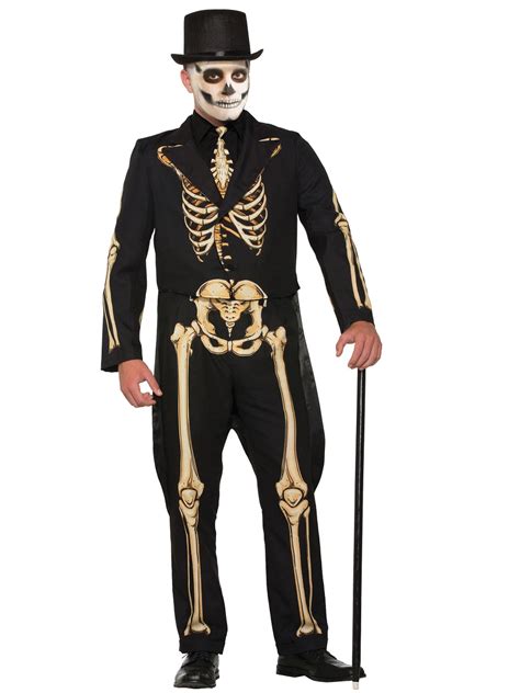 Mens Formal Skeleton Costume Ac78254 Fancy Dress Ball