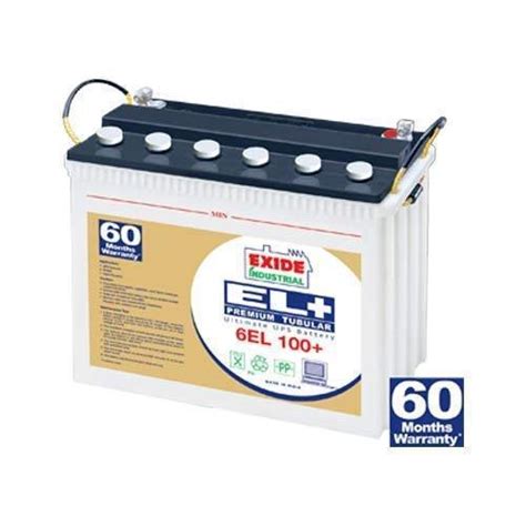 Exide 6el 100 Premium Tubular Battery At Rs 6100 Exide Tubular Batteries In Coimbatore Id