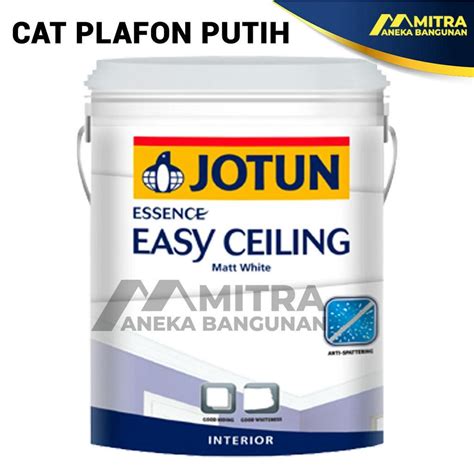 Jual CAT PLAFON JOTUN EASY CEILING 3 5 LITER WARNA PUTIH Shopee Indonesia