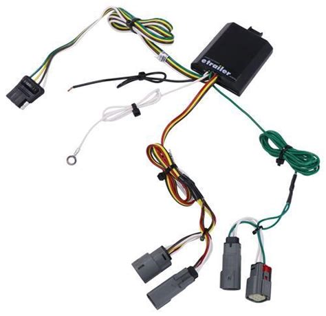 Curt T Connector Vehicle Wiring Harness With Pole Flat Trailer