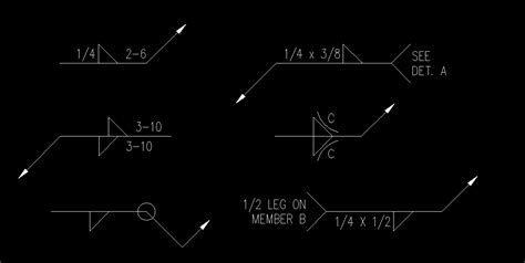 Welding Symbols In Autocad