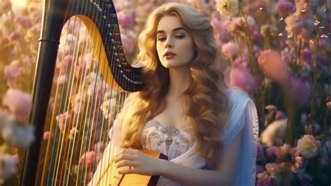 Relaxing Harp Hymn Paradise Harp Music Instrument Healing Harp