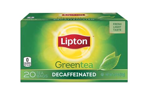 Lipton Decaffeinated Green Tea 1source