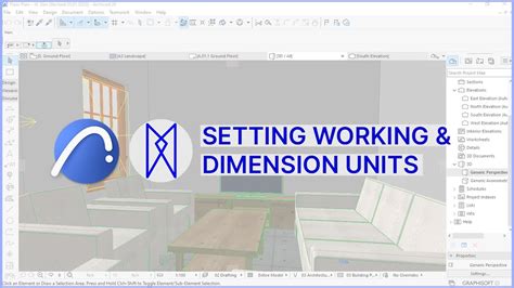 Archicad Setting Working And Dimensioning Units Youtube