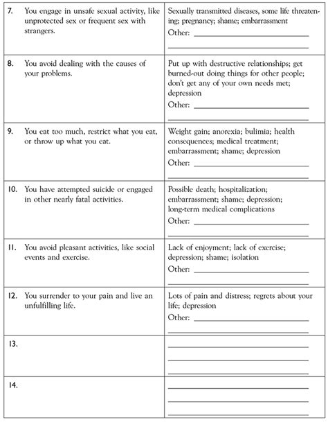 Dialectical Behavior Therapy Worksheets Free Worksheets Library Dbt