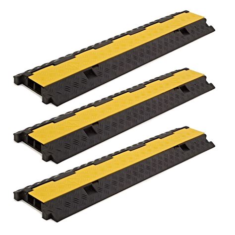 2 Channel Cable Protector Bridges by Gear4music, Pack of 3 at Gear4music
