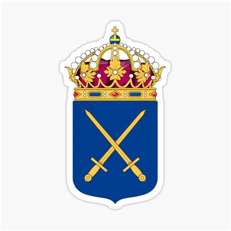 "Swedish Armed Forces Logo Merch" Sticker for Sale by frankenchrist86 ...