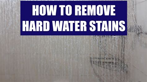 How To Remove Hard Water Stains From Glass Shower Doors And Diy