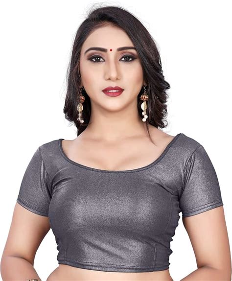 Crazy Bachat Womens Readymade Indian Designer Silver Metalic