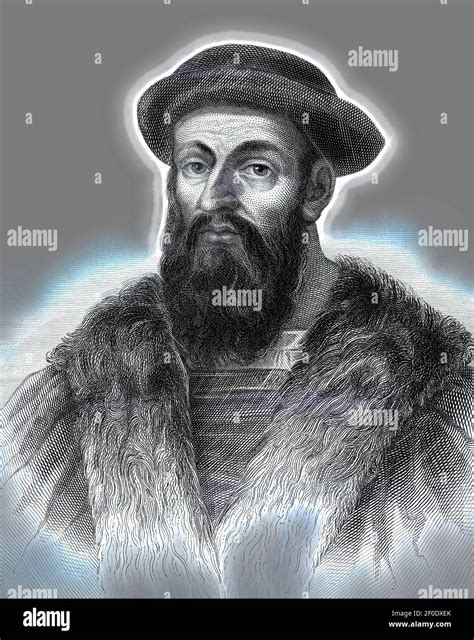 Portuguese Navigator Ferdinand Magellan 16th Century Stock Photo Alamy