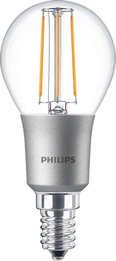 Bol Philips Kogellamp LED Filament Helder 4 5W Vervangt 40W