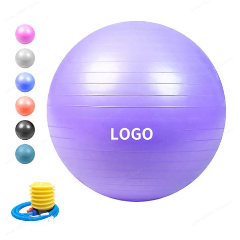 Anti Burst Pvc 55cm 21 7 Inch Exercise Yoga Ball With Hand Pump Or Foot