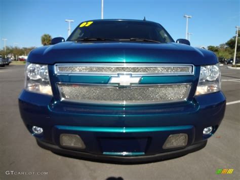 2007 Bermuda Blue Metallic Chevrolet Tahoe Ltz 73750985 Photo 16