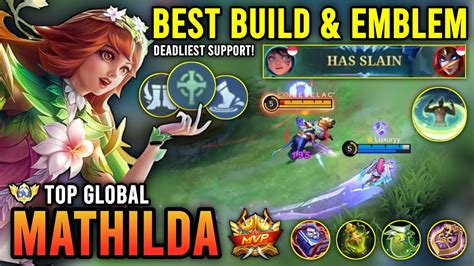 Deadliest Support Mathilda Best Build Emblem Top Global