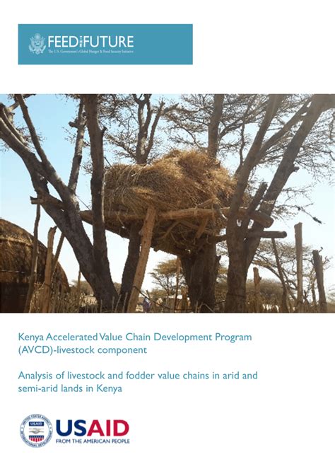 Pdf Analysis Of Livestock And Fodder Value Chains In Arid And Semi