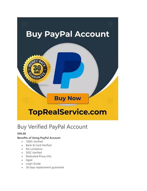 Ppt Buy Verified Paypal Accounts Powerpoint Presentation Free