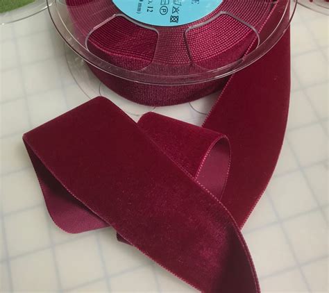 French VELVET Ribbon MAROON RED By The Yard 2 Wide Etsy