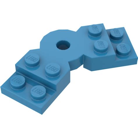 Lego Dark Azure Plate Rotated Comes In Brick Owl Lego