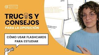 Cómo usar flashcards para estudiar oposiciones Doovi