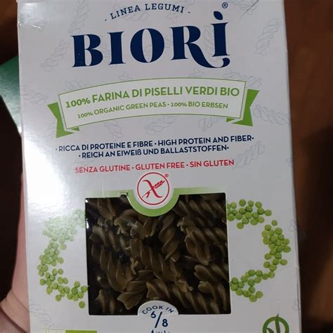 Biori Bior Fusilli Di Farina Di Piselli Verdi Bio Review Abillion