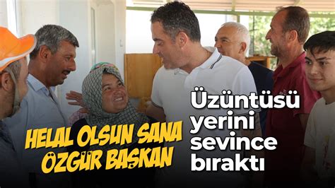 Helal Olsun Sana Özgür Başkan Üzüntüsü Yerini Sevince Bıraktı