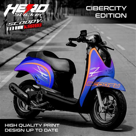 Jual Terbaru Decal Sticker Scoopy Karbu Decal Full Body Scoopy Karbu