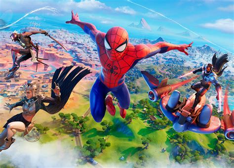 Fortnite Chapter 3 Season 1 Battle Pass Includes Spider Man Complete With Sliding And Swinging