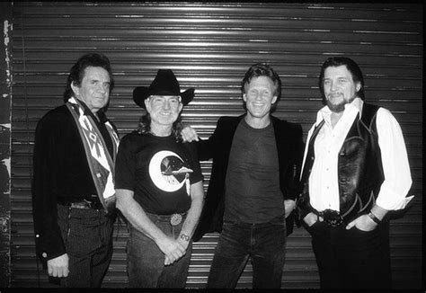 Johnny Cash Willie Nelson Kris Kristofferson Waylon Jennings