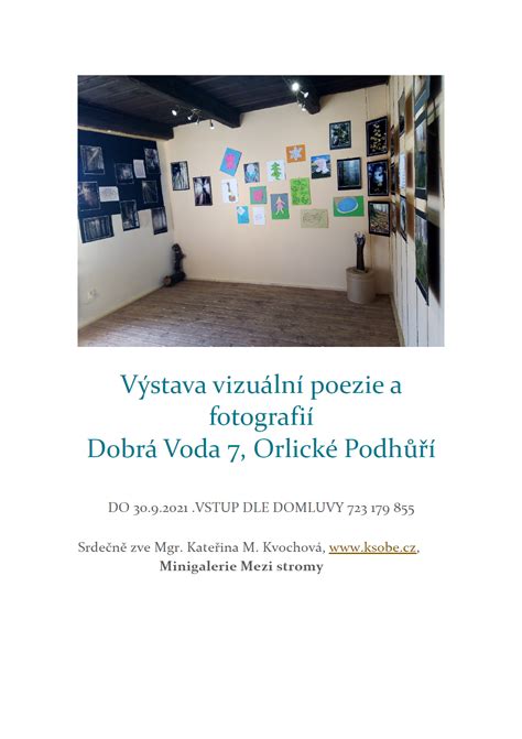 V Stava Vizu Ln Poezie A Fotografi Orlick Podh