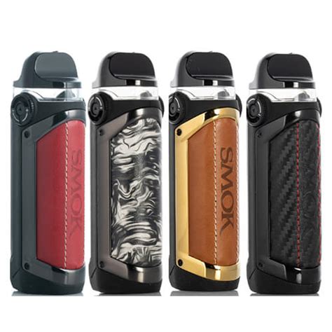 Smok Ipx80 80w Pod Mod Starter Kit Black Carbon Fiber Vape Habitat