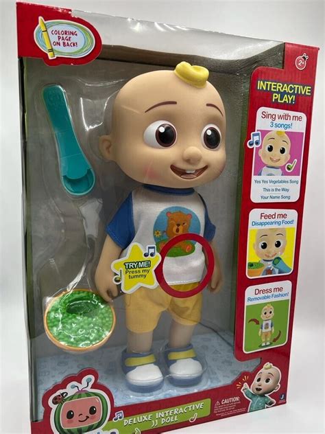 Cocomelon Deluxe Interactive Play Jj Doll W Ubuy India