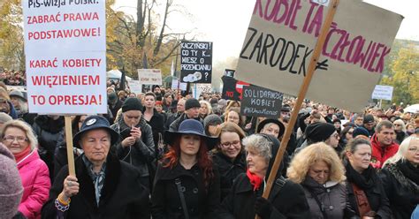 Druga Runda Czarnego Protestu Dzi Kolejne Akcje W Warszawie