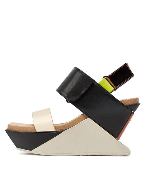 Sandały United Nude Delta Wedge Sandal 1041358016 Brązowy eobuwie pl