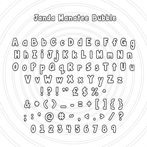 Bubble Letters To Copy And Paste Printable Form Templates And Letter