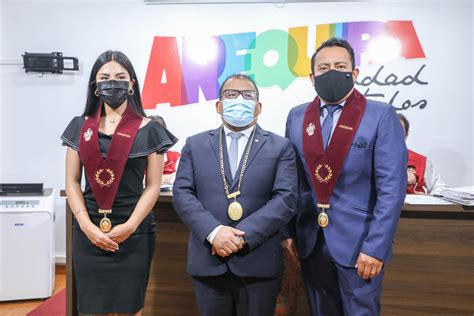 Alcalde De Arequipa Juramento A Nuevos Regidores Para El Periodo 2019