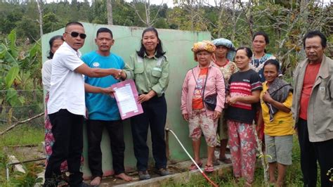 TPL Sektor Aek Raja Bangun Sarana Air Bersih Di Huta Tinggi Taput