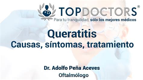 Queratitis Causas S Ntomas Y Tratamiento Youtube