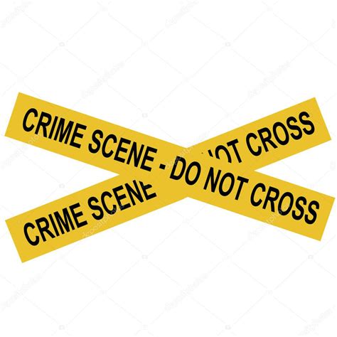 Crime Scene Tape Fingerprint Background Forensic Science Classroom