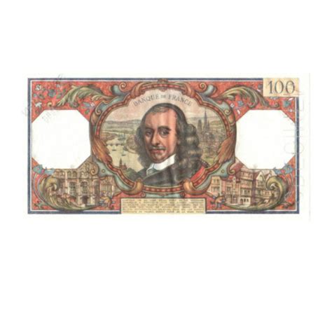 100 Francs Corneille 1964 1979 Perforé Spécimen