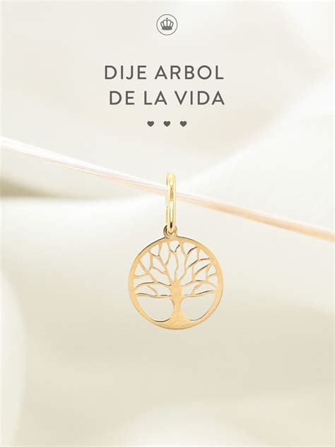 Dije Arbol De La Vida Oro Joyer A Petunia