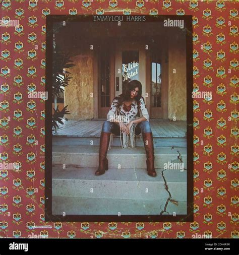 Emmylou Harris - Elite Hotel - Vintage vinyl album cover Stock Photo ...