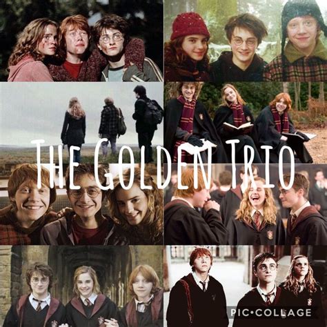 The Golden Trio Trio Harry Potter Movie Posters