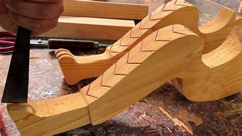 Extremely Ingenious Skills Curved Woodworking Crafts Worker