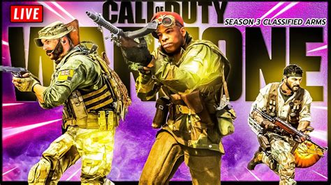 Live Call Of Duty Warzone Season Classified Arms Rebirth Island