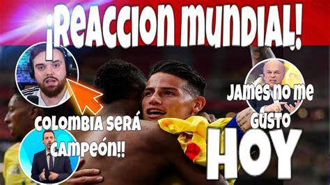 ASI REACCIONA El MUNDO A TREMENDA GOLEADA De COLOMBIA A COSTA RICA