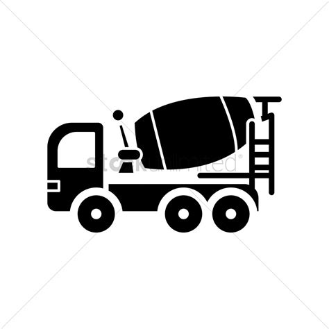 Concrete Truck Vector at GetDrawings | Free download