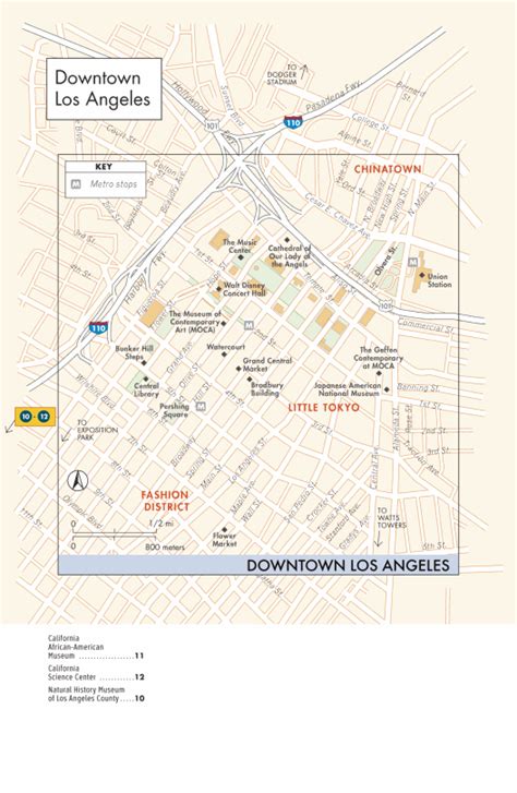 Map Of Downtown Los Angeles Downtown Los Angeles Fodors Travel Guides