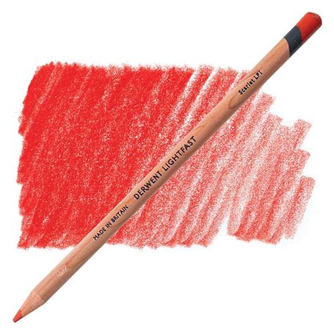 Scarlet Derwent Lightfast Colour Pencil Hillcrest Art Supplies