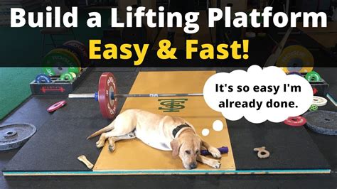 Diy Lifting Platform Easy And Fast — Testify Strength And Conditioning