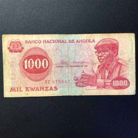 Yahoo World Paper Money Angola Kwanzas